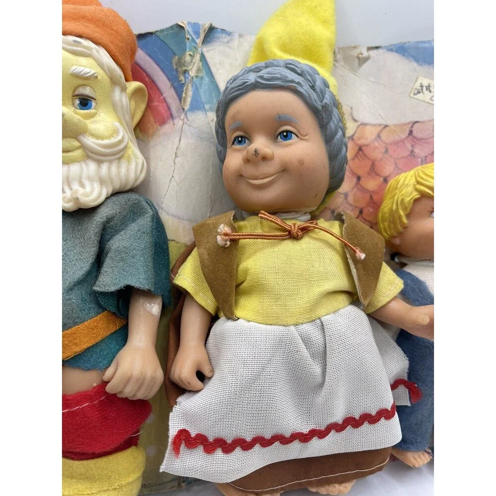 The Eugene Gnome Family Woolworth Vintage Made In Hong Kong